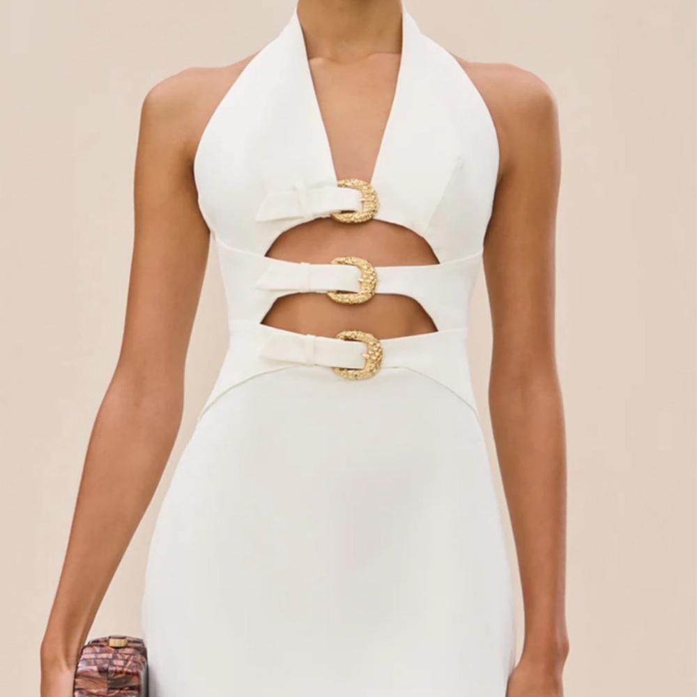 cult gaia White Anice Mini Dress